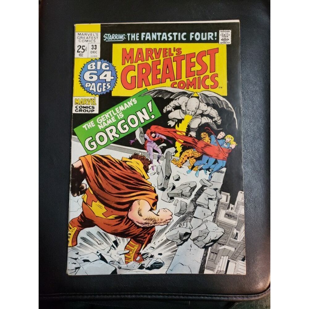 Marvels Greatest Comics: Fantastic Four #33 1971 Marvel Comic Book, F/G